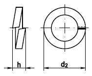 ����� � 4 ��������� DIN7980